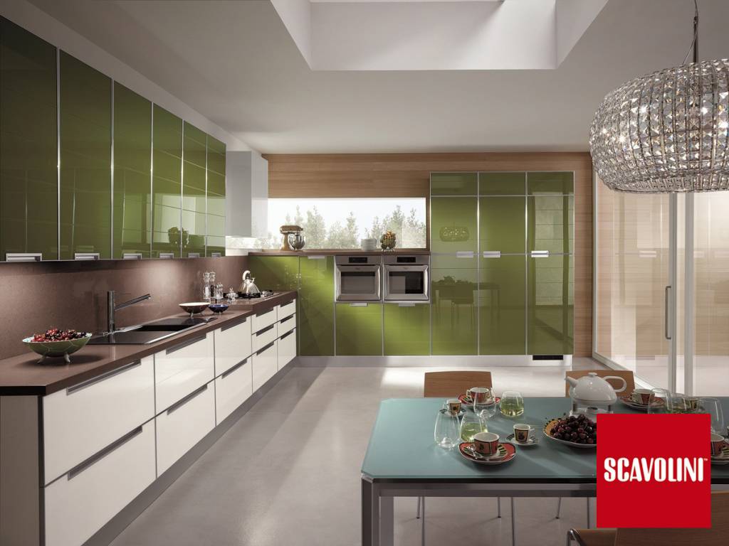 Cucina scavolini crystal bianca : cucina a scomparsa economica ...